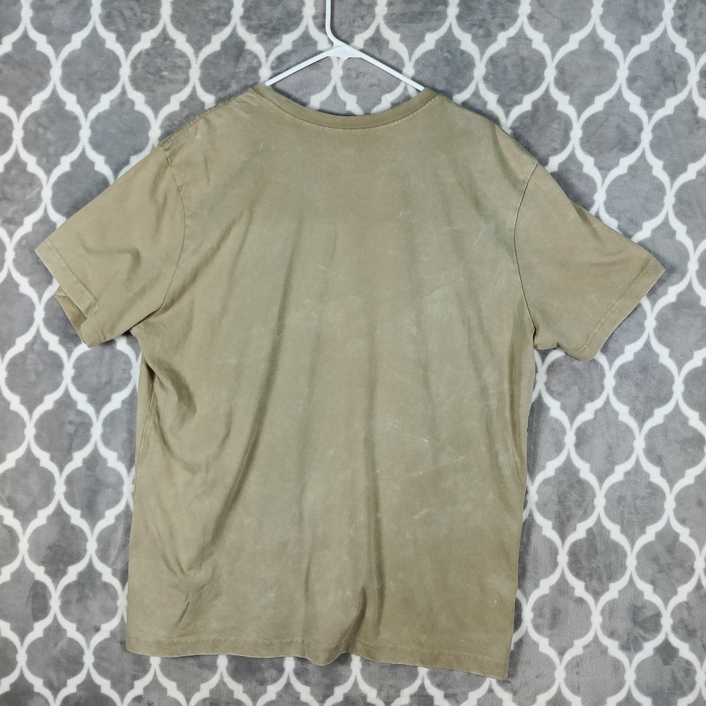 Disney Haunted Mansion Shirt Men XL Tan Lenticular Graphic Ghost Host - Picture 3 of 13